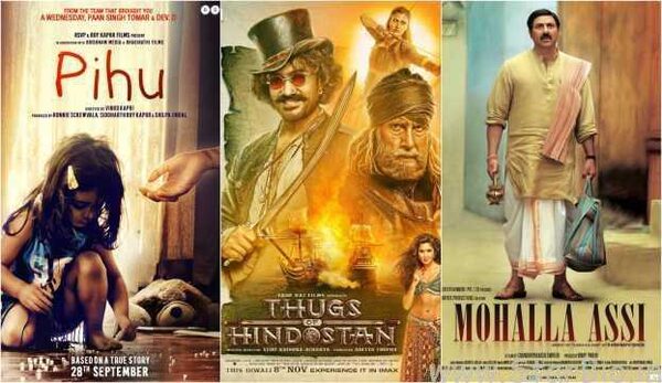 Pihu, Mohalla Assi fail to excite audience; Thugs Of Hindostan continues to drop rapidly