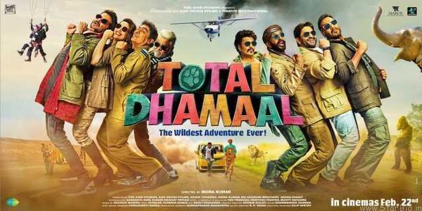 Total Dhamaal collects Rs10 crore nett on its first Monday 