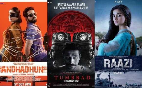 Andhadhun, Tumbbad, Raazi lead News18 Reel Movie Awards 2019 nominations