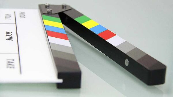 board cinema cinematography clapper board